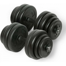 PHYSIONICS Sada jednoručních nákladacích činek, 2 x 15 kg