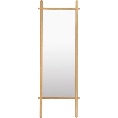White Label Dubové stojací zrcadlo SOLENE 160 x 58 cm
