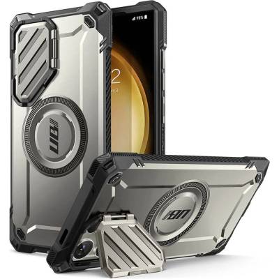 i-Blason SUPCASE Unicorn Beetle XT MagSafe Case - удароустойчив хибриден кейс с Magsafe за Samsung Galaxy S24 Ultra (сив)