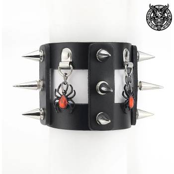 Image 1 of Leather & steel fashion гривна Carmine spider - LSF1 140