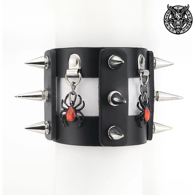 Leather & steel fashion гривна Carmine spider - LSF1 140