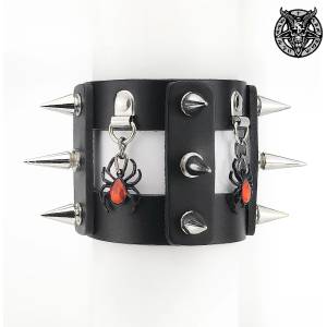 Leather & steel fashion гривна Carmine spider - LSF1 140