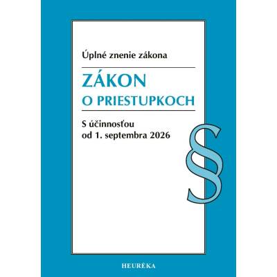 Zákon o priestupkoch. 1. vyd., 8/2026