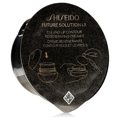 Shiseido Future Solution LX Eye And Lip Contour Regenerating Cream регенериращ крем против бръчки около очите и устните пълнител 17 ml за жени