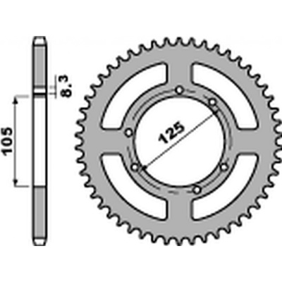 PBR Sprockets 4413 51 F | Zboží Auto