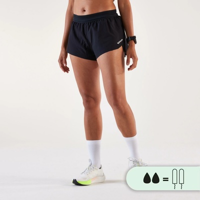 Kiprun dámské běžecké menstruační kraťasy s kalhotkami Kiprun X Smoon Run 900 černá