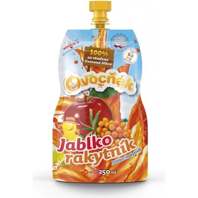 Ovocňák mušt jablko a rakytník 250 ml