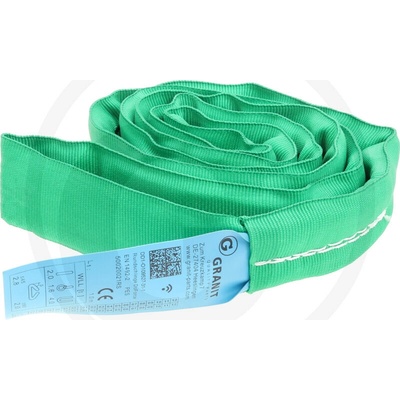 GRANIT Dvouvrstvý zdvihací popruh 3 m / 2000 kg s textilním návlekem