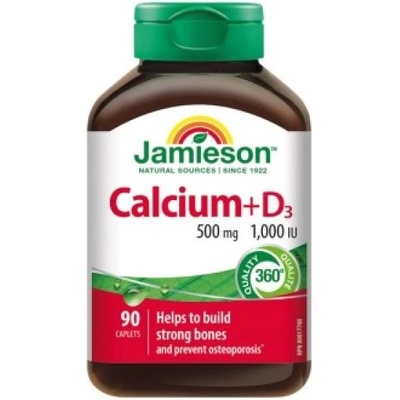 Jamieson Vápník s vitamínem D3 500 mg/1000 IU 90 tablet