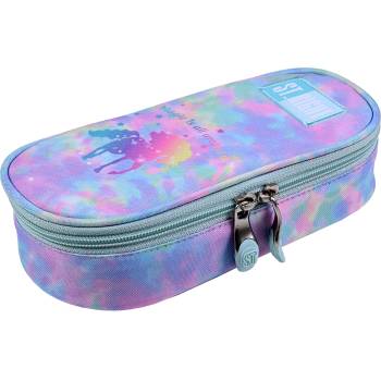 ST.RIGHT Овален ученически несесер St. Right Magic Unicorn - Rainbow, с 1 цип (PC01)