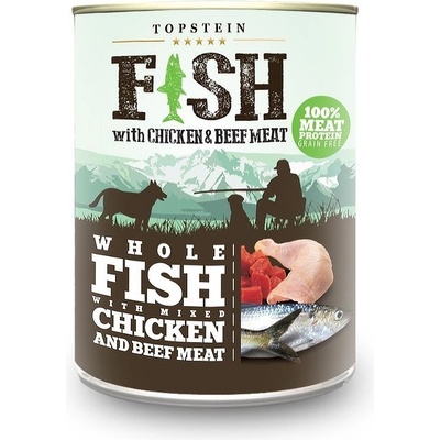 Topstein Farm Fresh Ryba s kuracím a hovädzím mäsom 800 g