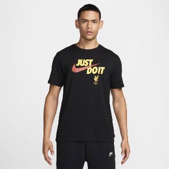 Nike Футболна фланелка Nike Liverpool Football T-Shirt Adults - Black