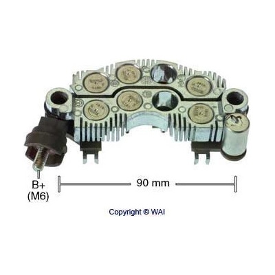 Diodový blok alternátoru Hyundai OK30D18300