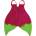 FINIS luna mermaid monofin red s