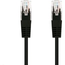 C-TECH CB-PP5-05BK patch, Cat5e, UTP, 0,5m, černý