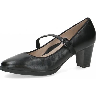 Dámské luxusní lodičky Caprice celokožené 9 22401/43 černá – Zboží Dáma