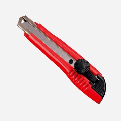 Den Braven Odlamovací nůž, 18 mm, s vodící lištou, aretace šroubem