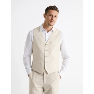 Celio Bugihot2 Celio Костюмна жилетка Celio | Bezhov | МЪЖЕ | S