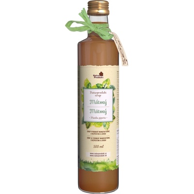 Naturprodukt Domácí sirup Mátový 0,5 l