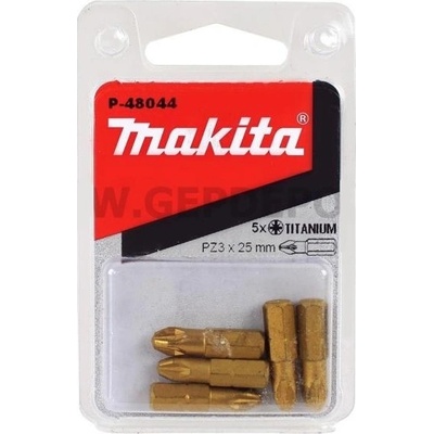 Sada bitov Makita P 48044 PZ3 x 25 mm 5 ks