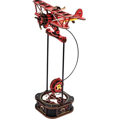 ROBOTIME Roker 3D drevené puzzle Dvojplošník s kyvadlom 163 ks
