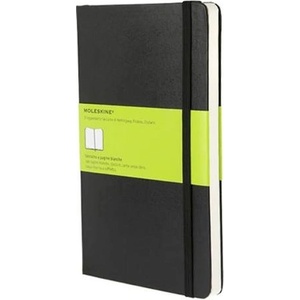 Moleskine QP062 hard cover black plain notebook size L (7490136000)