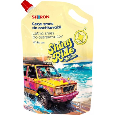 Sheron Shiny Ride Letná kvapalina do ostrekovačov - Softpack biely čaj 2 l