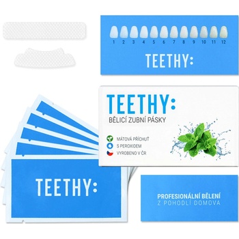 Teethy Bělicí zubní pásky na 2 týdny 14 ks