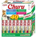 Granule pre mačky Churu Cat BOX Tuna Seafood Variety 40 x 14 g