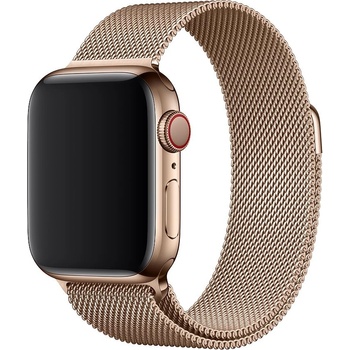 Каишка THD Milanese, за Apple Watch 38/40/41 мм, универсален размер, 1, 2, 3, 4, 5, 6, 7 серия, Златист