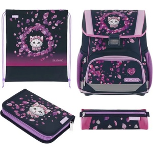Herlitz Ученически комплект с чанта-раница Loop Plus, заредена, Blossom Dance - Herlitz