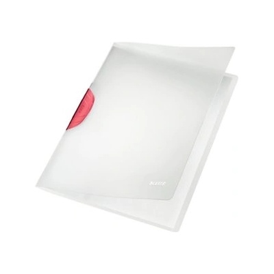Leitz ColorClip Magic PP A4 Rýchloviazač, s klipom červený