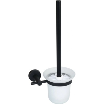 Bisk WC kartáč For You výška 37 cm matné tvrzené sklo a ocel