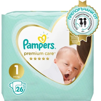 Image 1 of Pampers Premium Care MP, пелени, S1, 26бр (1007000088)