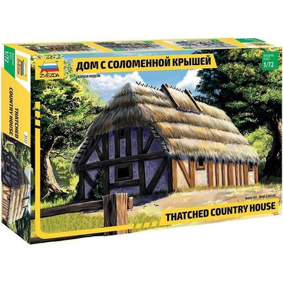 ZVEZDA Model Kit budova 8532 Thatched Country House 1:72