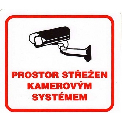 MAGG Prostor střežen kamerovým systémem - samolepka 100x90mm 120232