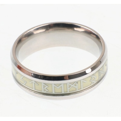 NNM пръстен Punk Gothic - SSR-R183 сиво и бяло