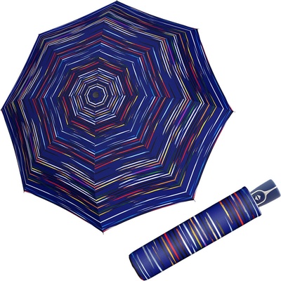 Doppler Magic Fiber desert dámský skládací plně automatický deštník černý