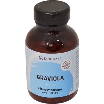 Kingray Organická graviola extrakt 120 kapslí x 450mg