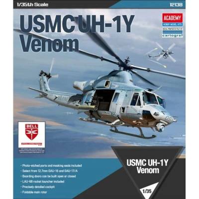 Academy USMC UH 1Y Venom Modelk Kit 12138 1:35
