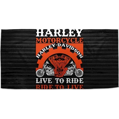 Sablio Uterák Harley Davidson Live to ride ride to live 30 x 50 cm