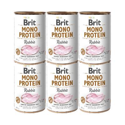 BRIT MONO PROTEIN RABBIT 6x400g