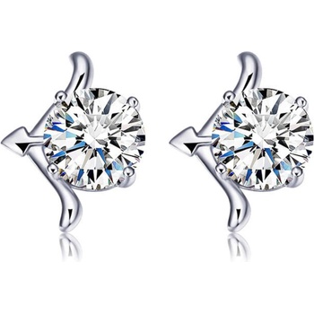 Silenti Jewelry Сребърни обеци "Стрелец