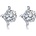 Silenti Jewelry Сребърни обеци "Стрелец