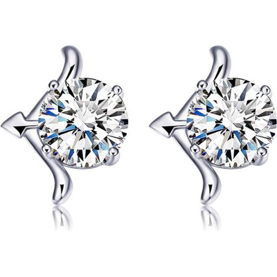 Silenti Jewelry Сребърни обеци "Стрелец