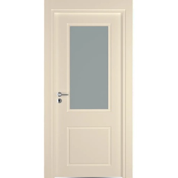 Image 1 of Vexo Интериорна врата Тоскана остъклена - ванила мат (цена без монтаж)