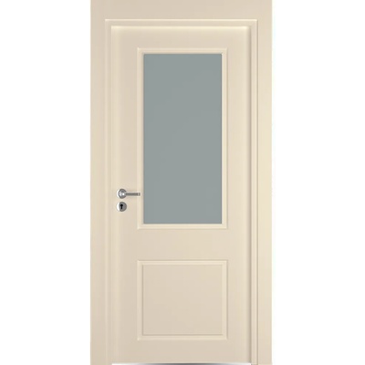 Vexo Интериорна врата Тоскана остъклена - ванила мат (цена без монтаж)