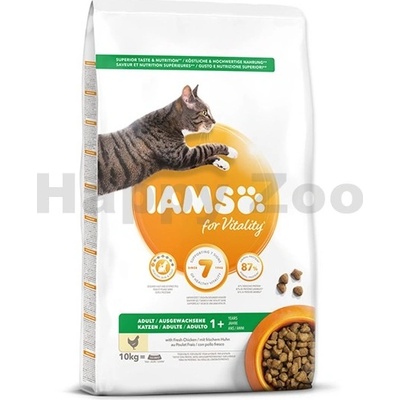 Iams for Vitality Cat Adult Chicken 10 kg