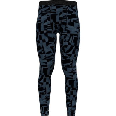 Odlo Мъжко мериносово термобельо Odlo Merino Heritage Bl Bottom Long Merino base layer - Provincial Blue / Black - размер XXL (015-1999-0115)