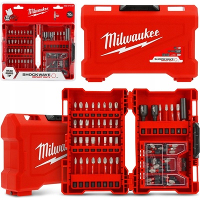 Sada rázových bitů Milwaukee 70ks 4932471587